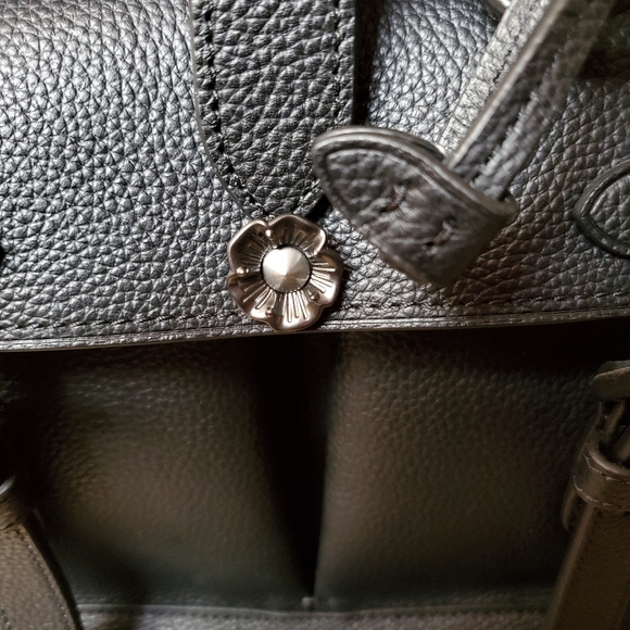 ❌SOLD❌ Large Leather Coach Backpack - Picture 7 of 16